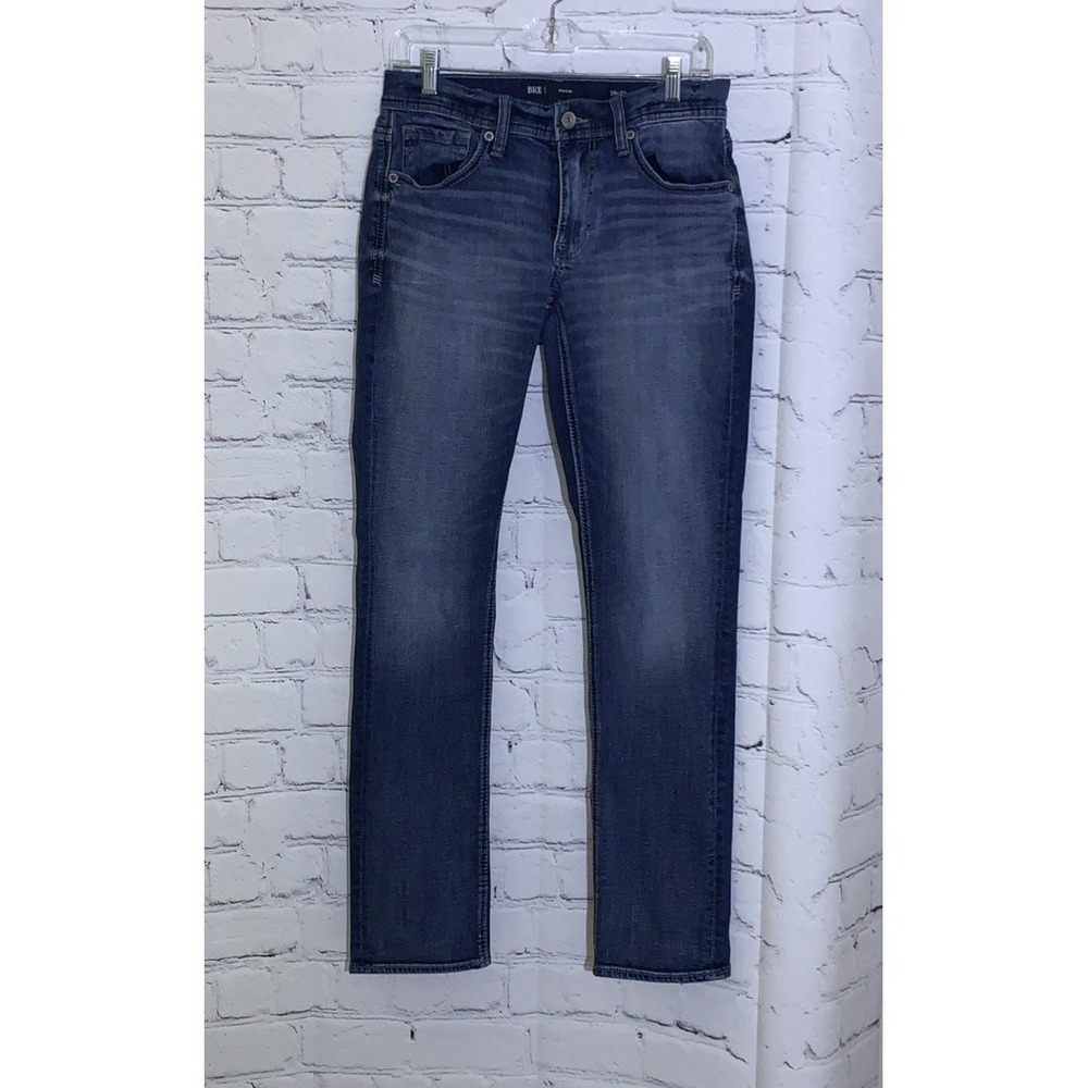 BKE Jeans Men 29x32 Mason Skinny Straight Stretch Blue Denim